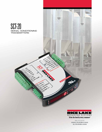 Thumbnail of document Data Sheet - SCT-20 Signal Conditioning Transmitter